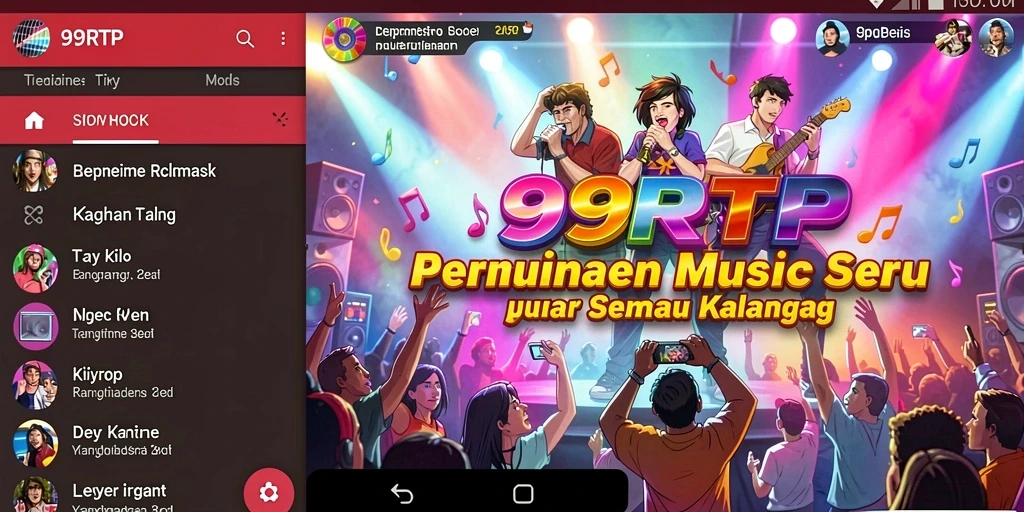 Tampilan gameplay menarik dari 99RTP saat bermain musik.