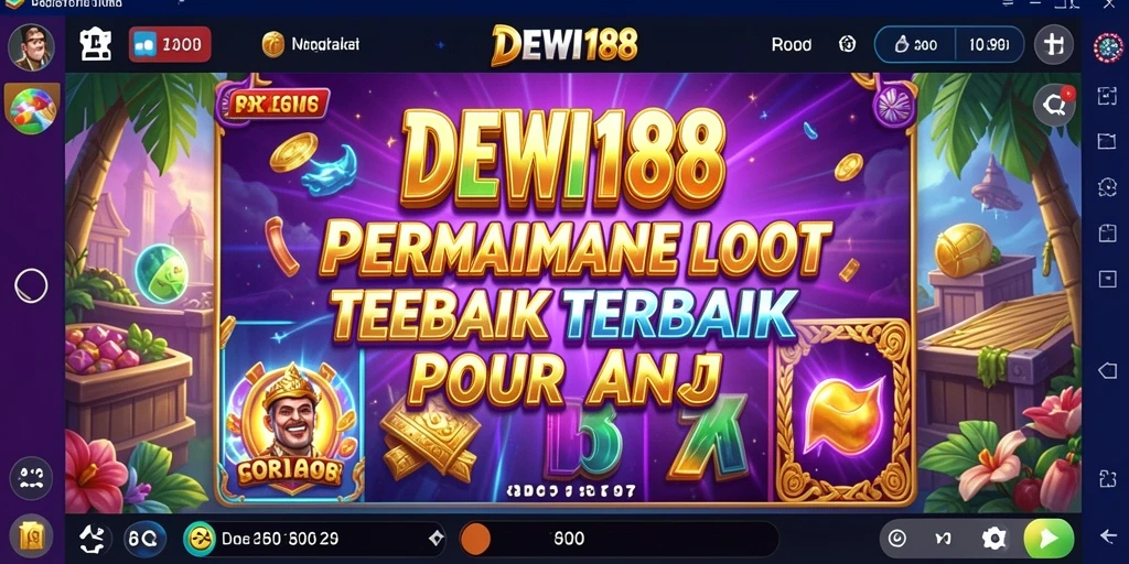 Tampilan gameplay menarik dari DEWI188 Slot.
