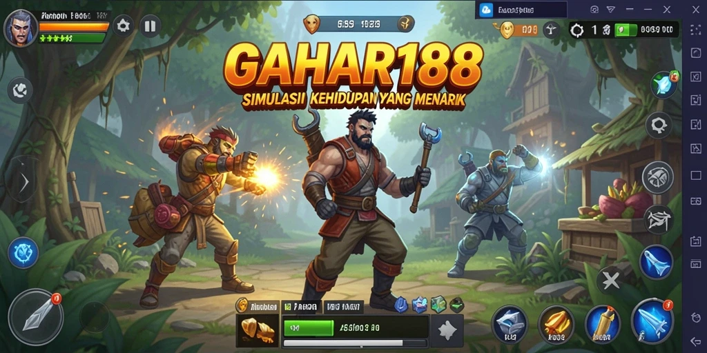 Screenshot gameplay dari GAHAR188 menunjukkan pengalaman simulasi yang mendalam.