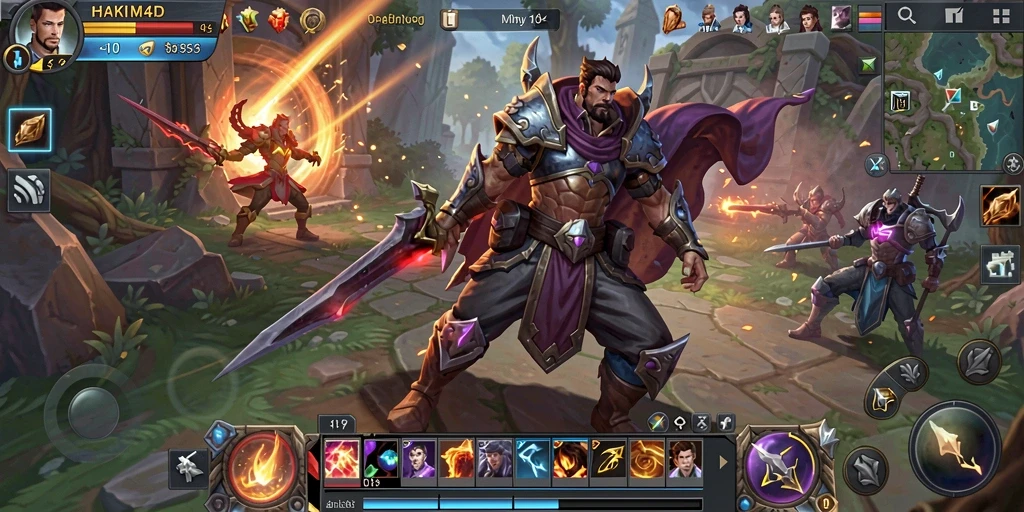 Tampilan gameplay HAKIM4D yang seru dan mendebarkan.