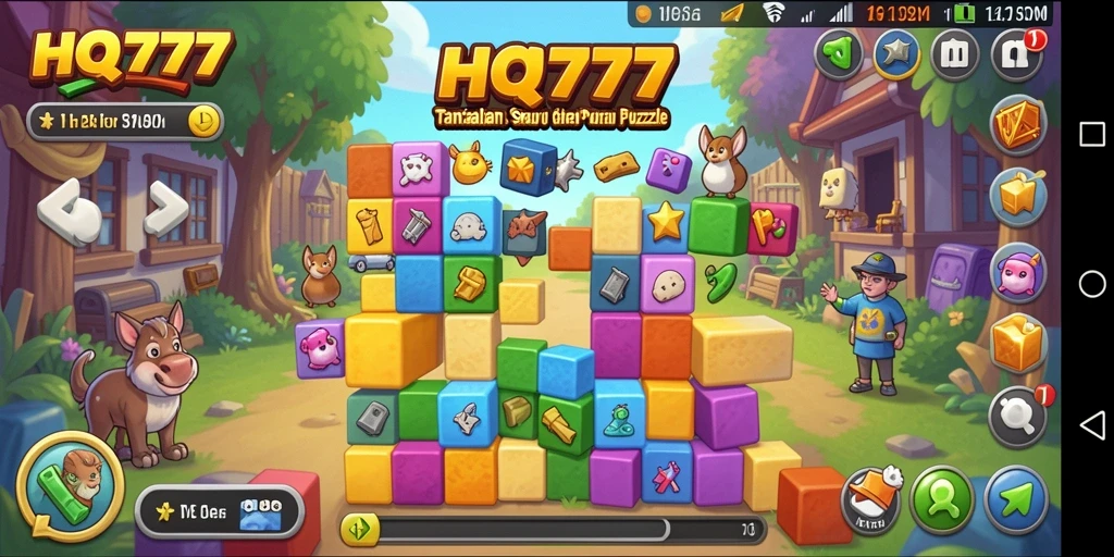 Tampilan gameplay HQ777 yang menarik dengan berbagai teka-teki menantang.