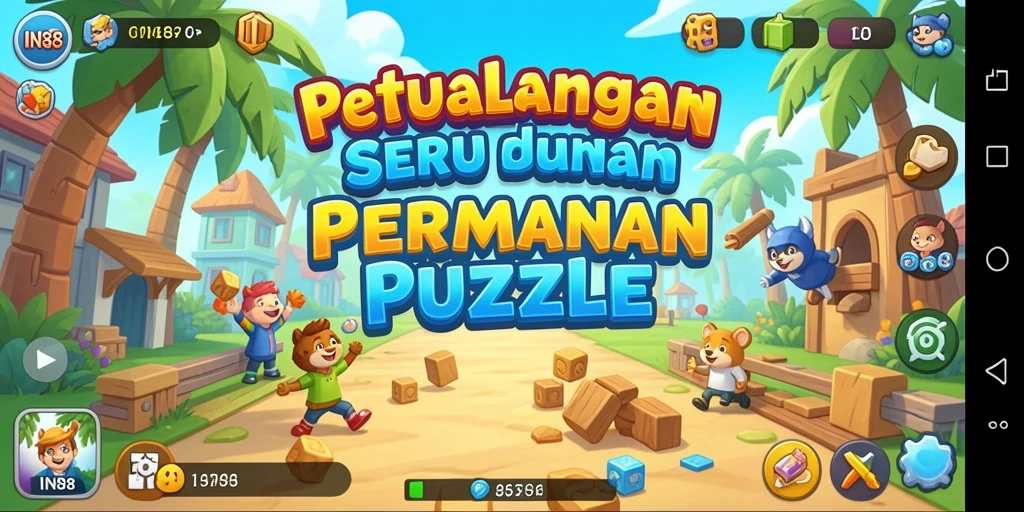 Gameplay menarik dalam permainan puzzle IN88 yang memikat.