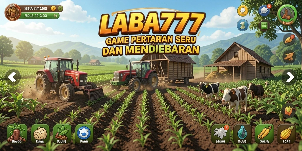 Tampilan gameplay menarik dari LABA777 dalam dunia pertanian.