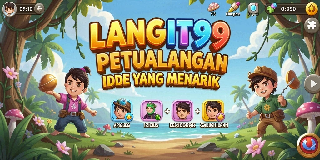 Tampilan menarik dari <strong>LANGIT99</strong> dengan gameplay idle yang seru.