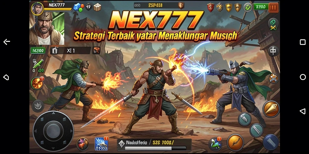 Screenshot NEX777 menampilkan aksi strategis yang mendebarkan.