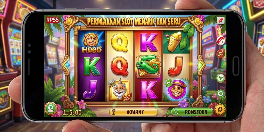 Tampilan menarik dari game Slot RP55 dengan gameplay seru.