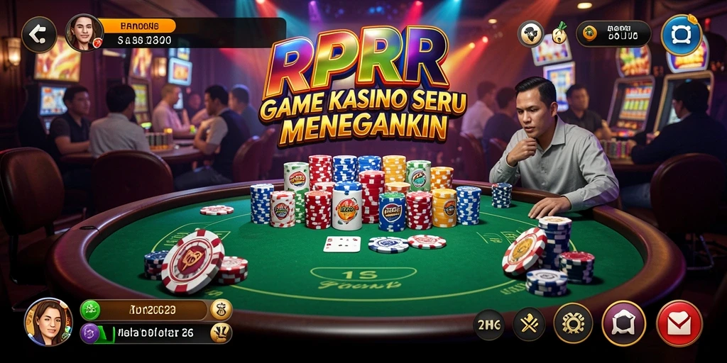 Screenshot RPRR menampilkan gameplay Kasino yang menegangkan dan interaktif.