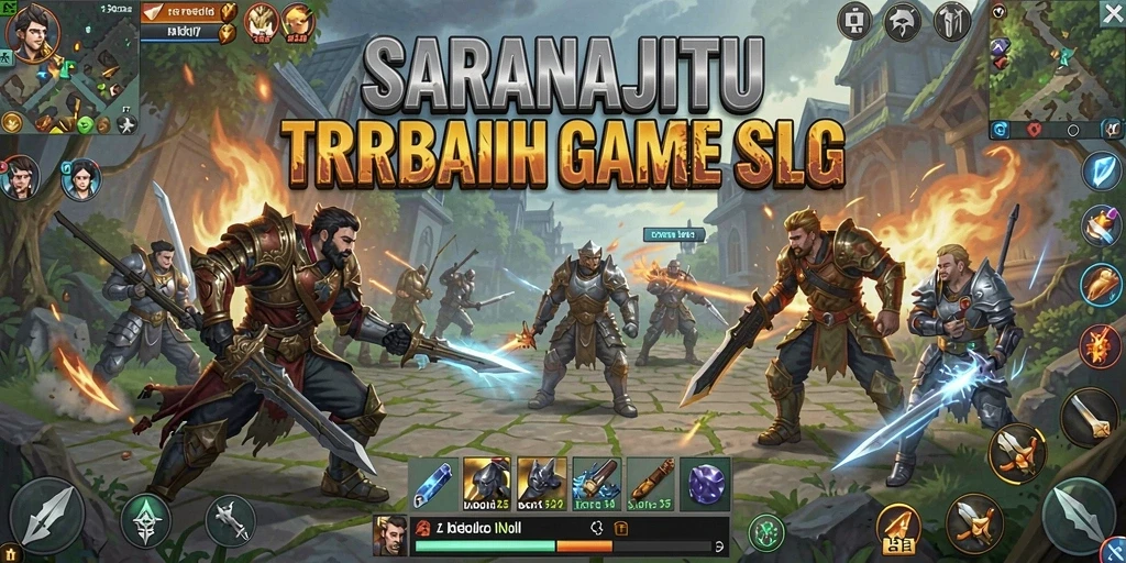 Tampak seru dalam pertempuran strategis di SARANAJITU.